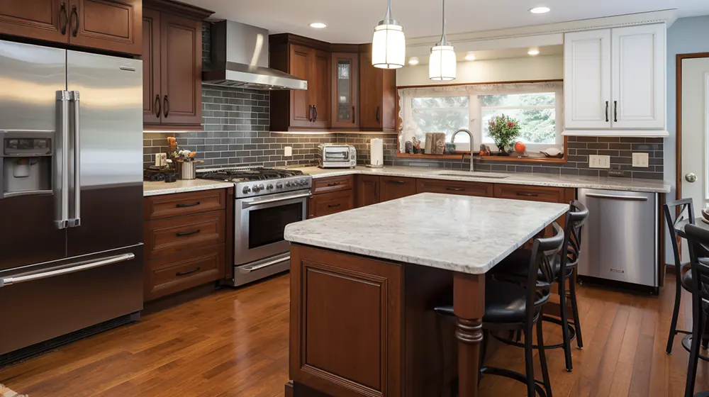 A cozy kitchen remodel