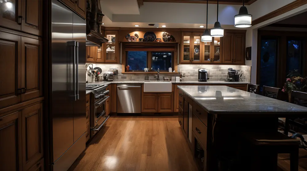 A freshly remodeled kitchen