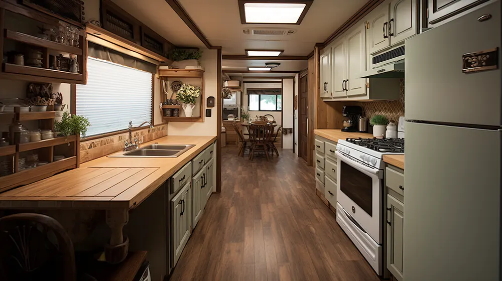 A freshly remodeled kitchen