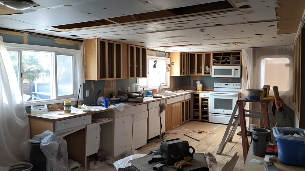 A DIY (do it your self) kitchen remodel project