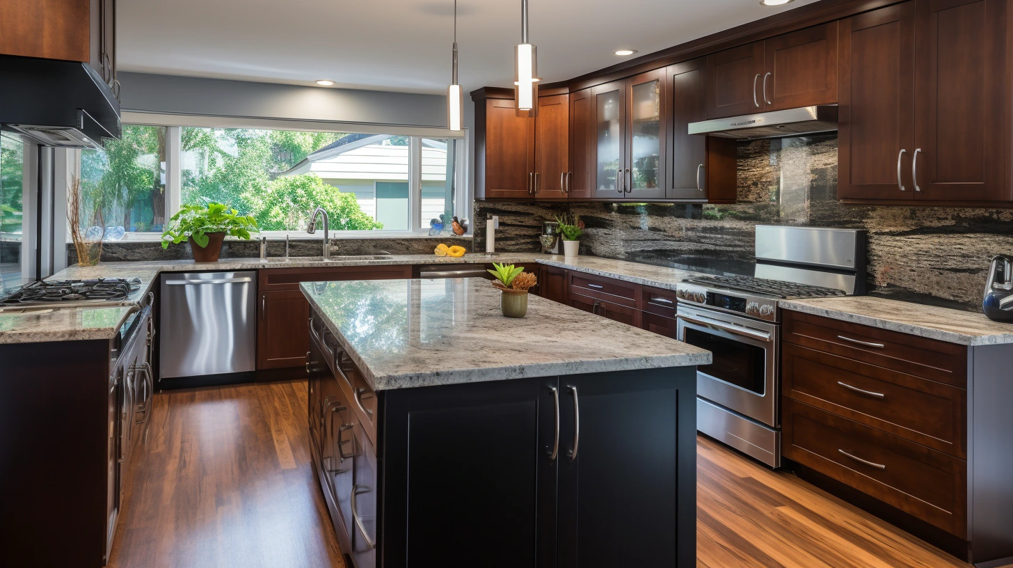 Granite countertop kitchen