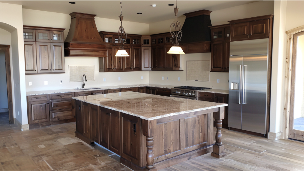 A kitchen remodel