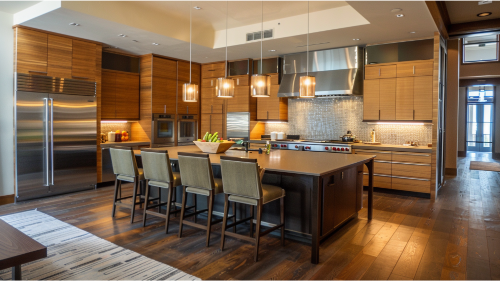 A warm and welcoming Kitchen counter