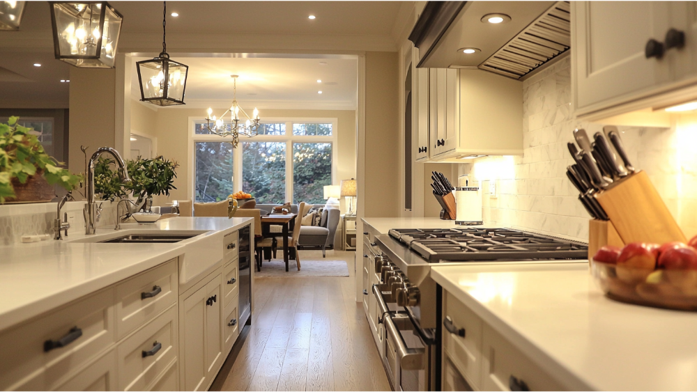 Lighting in a kitchen