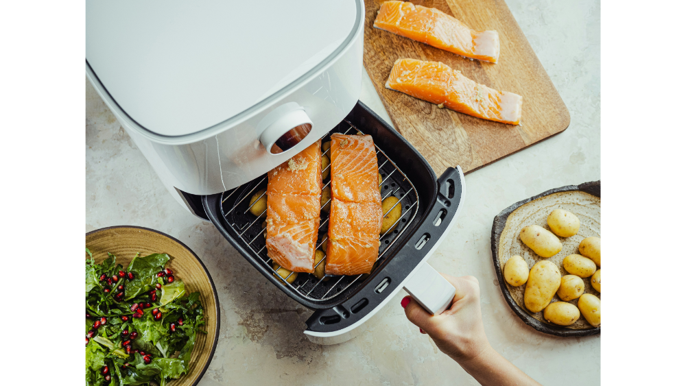 An air fryer