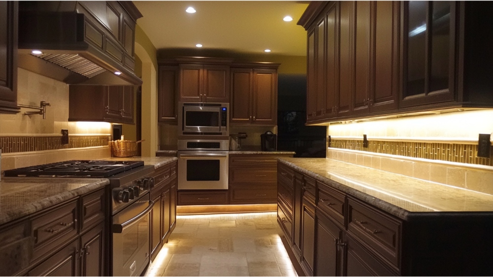 Under kitchen cabinet lighting