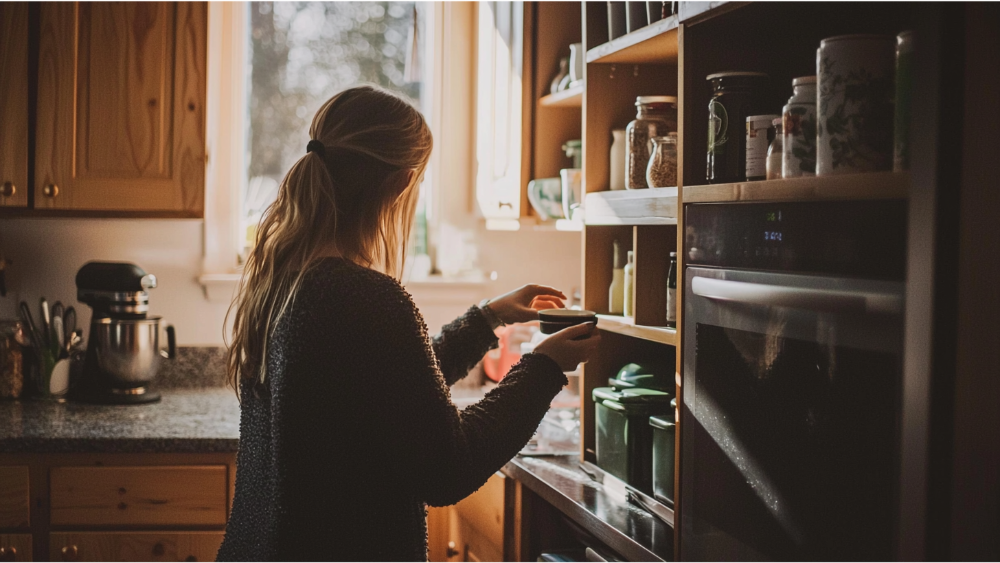 Organizing kitchen cabinets