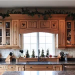 How to decorate top of kitchen cabinets