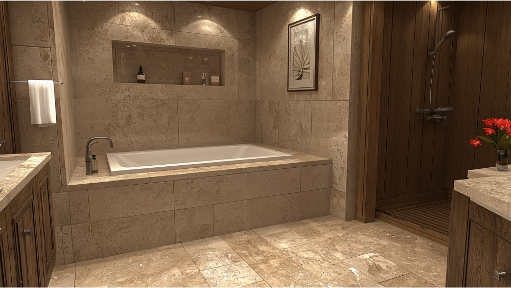 A remodeled bathroom