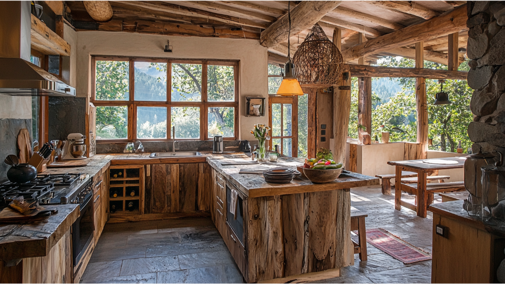 A natural styled kitchen