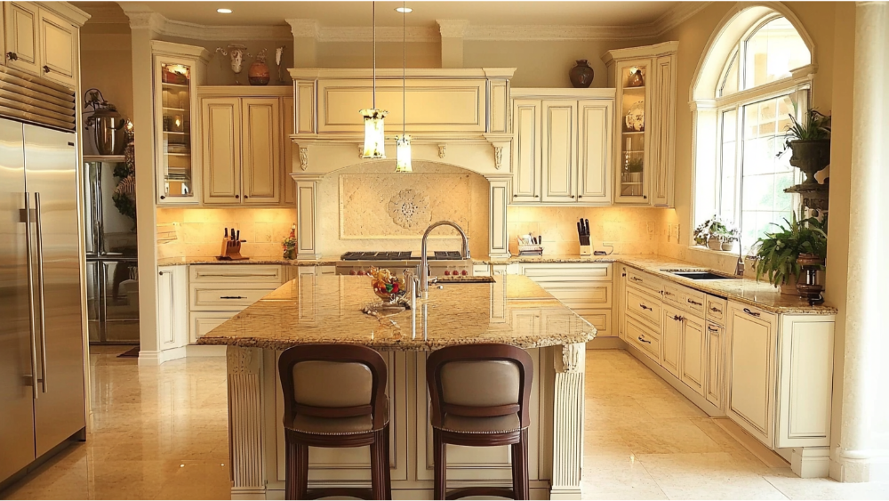 A neutral styled kitchen