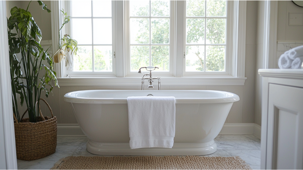 A refreshed bathroom