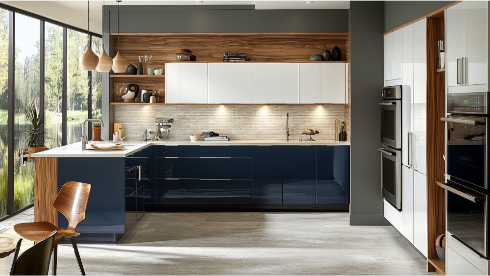 two tone kitchen cabinets