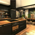 kitchen island with stove