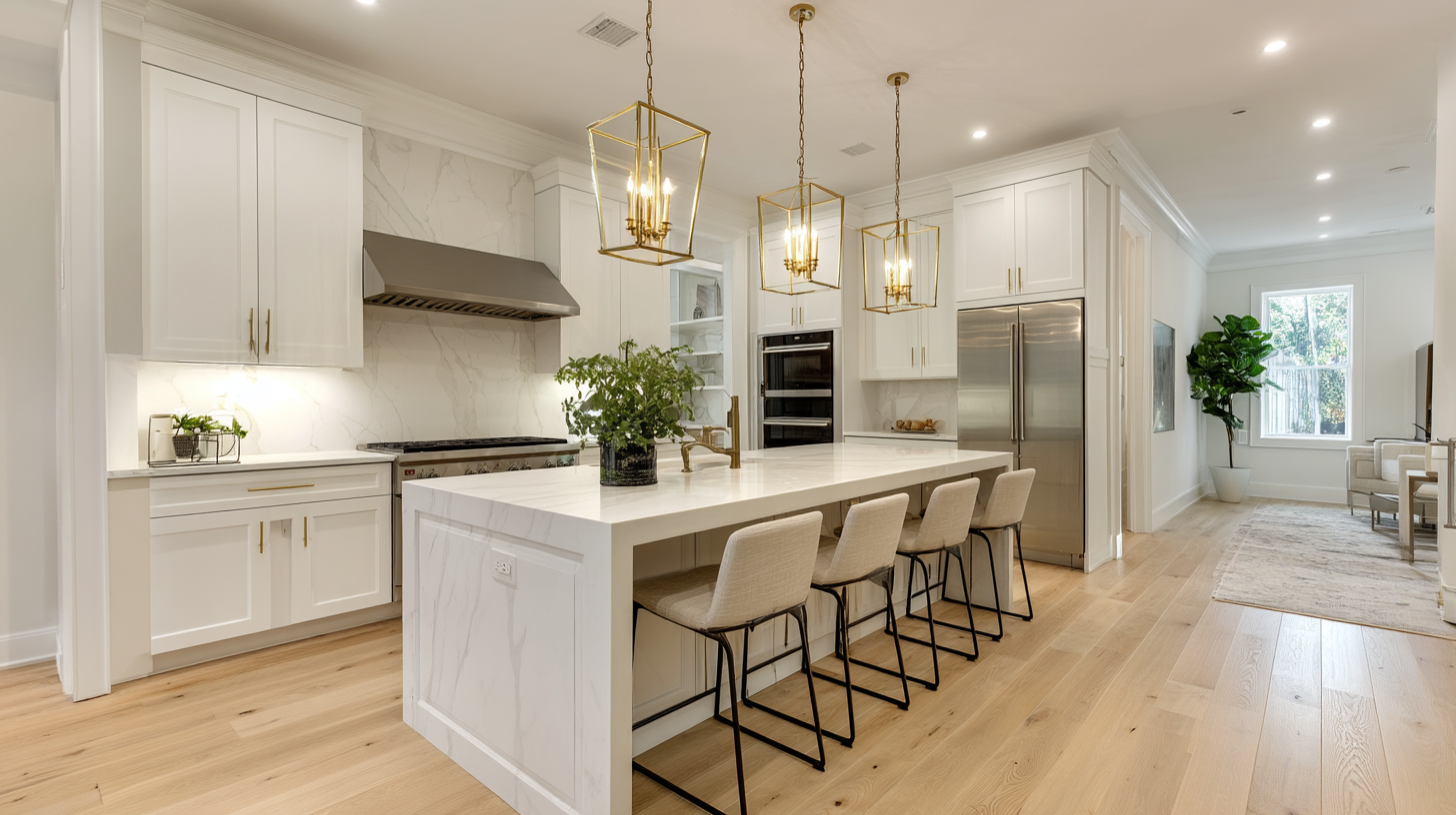 Wood Floors in the Kitchen